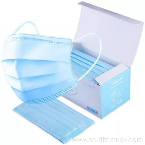 Wholesale Disposable Color Breathable 3 Layer Face Mask